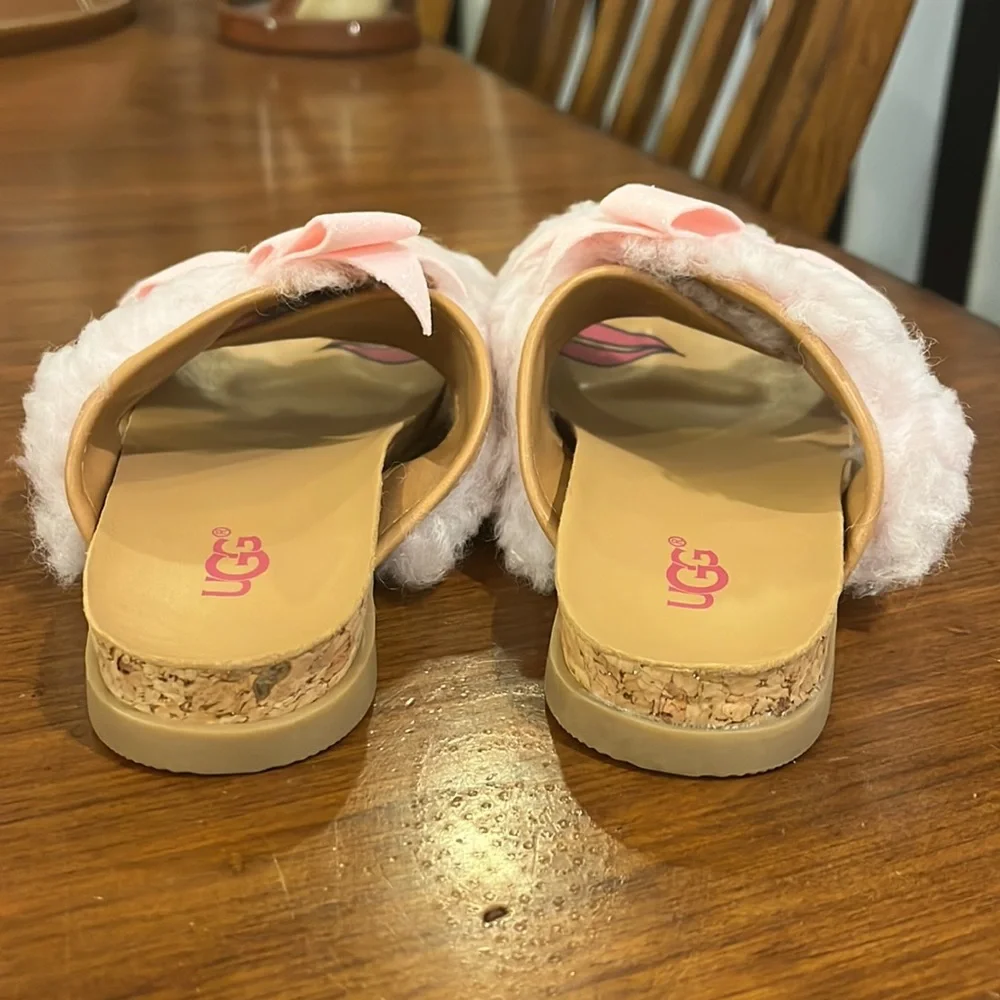 Ugg Australia K Staceee slippers Slides Sandals Shoes Girls Toddlers Size 12